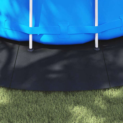 vidaXL Pool Ground Sheet Folding Black Ø 610 cm Polyester geotextile