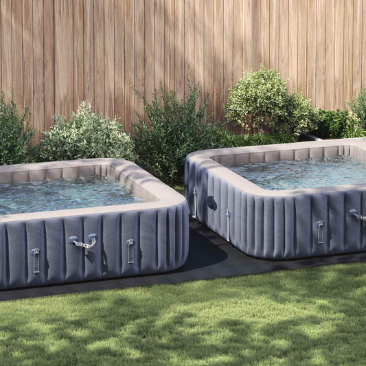 vidaXL Pool Ground Sheet 640 x 321 x 0.1 cm Rectangular Black