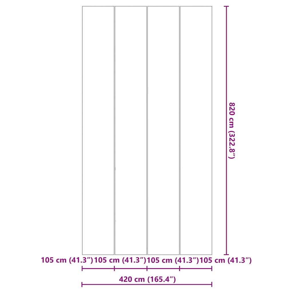 vidaXL Pool Ground Sheet Other Black 820 x 420 cm Polyester geotextile