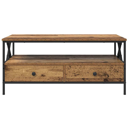 vidaXL Coffee Table Old wood 100 x 51 x 45 cm Engineered wood