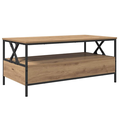 vidaXL Coffee Table Artisan oak 100 x 51 x 45 cm Engineered wood