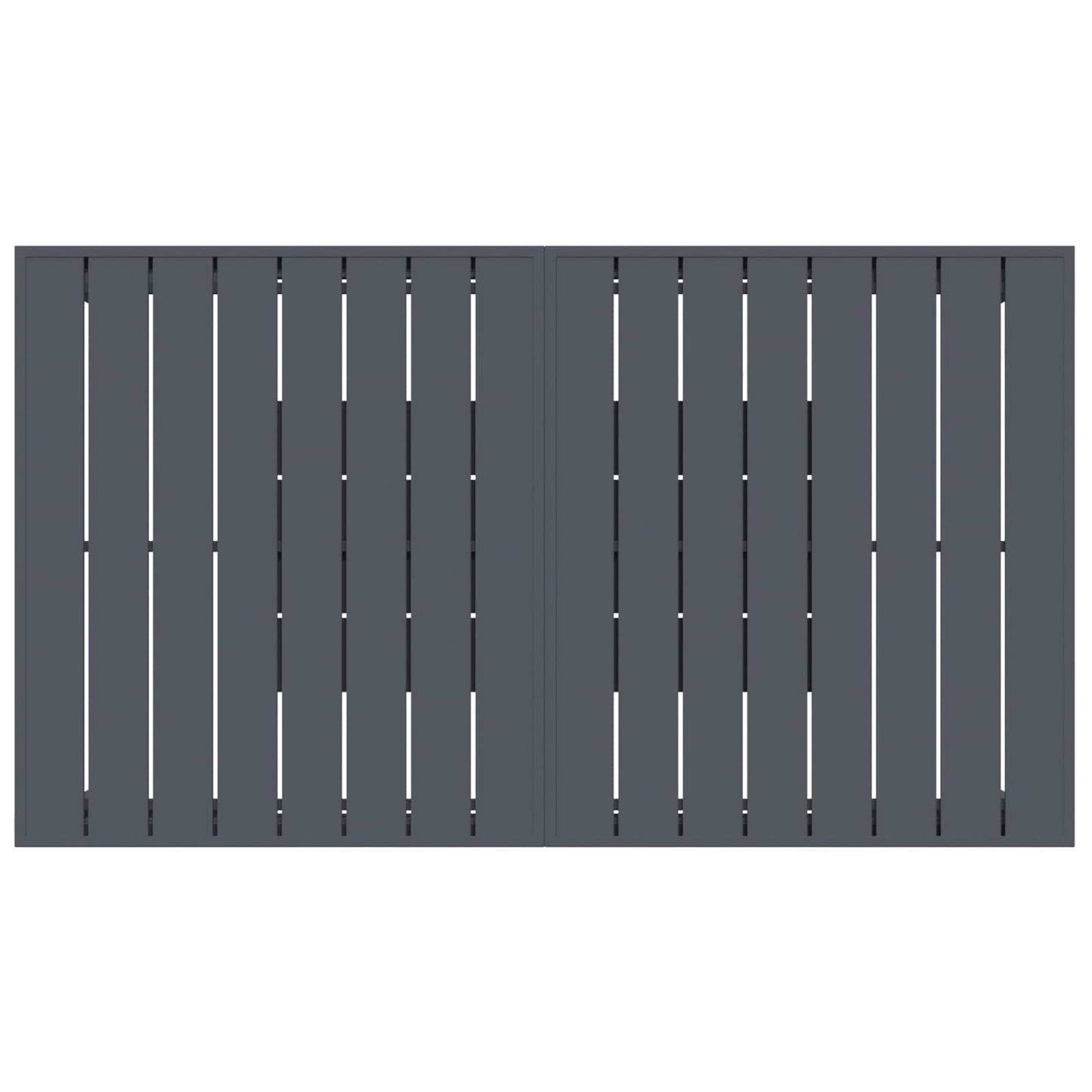 vidaXL Garden Dining Set 9 pcs Black Poly Rattan