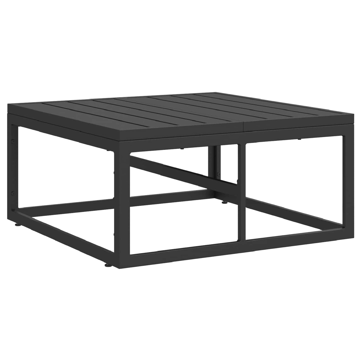 vidaXL Garden Sofa Set with Cushion 13 pcs Black Aluminium