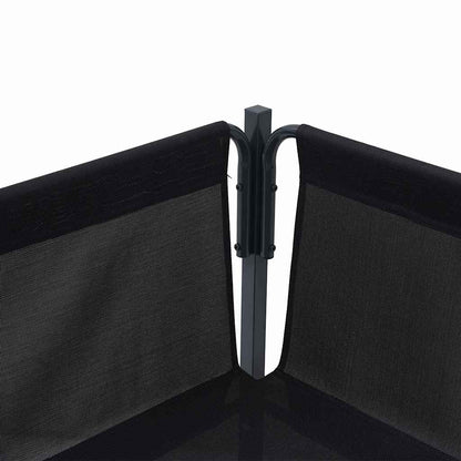 vidaXL Garden Sofa Set 4 pcs Anthracite Steel