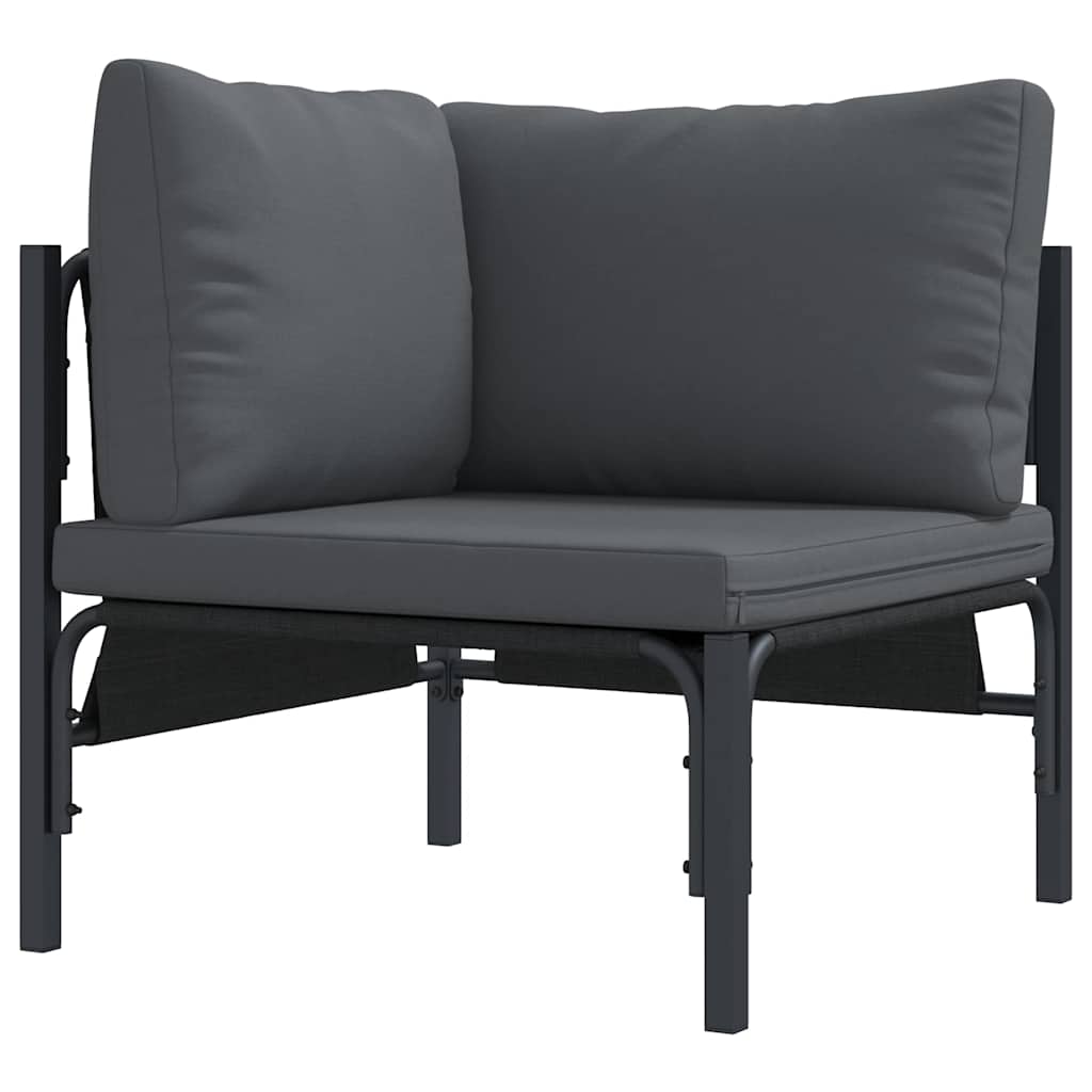 vidaXL Garden Sofa Set 11 pcs Anthracite Steel