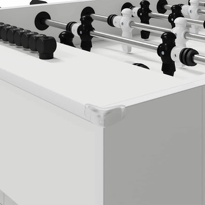 vidaXL Foosball Table White 146.5 x 74 x 85 cm Engineered Wood