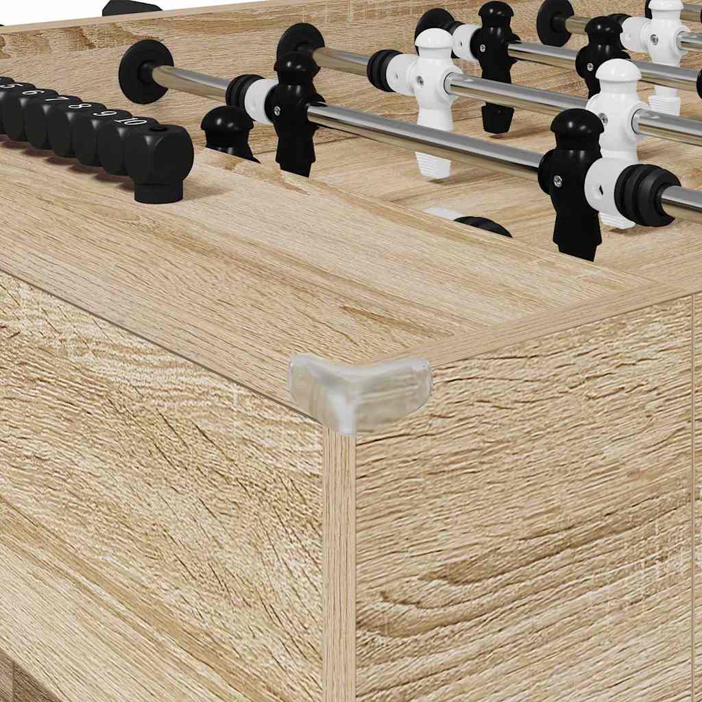 vidaXL Foosball Table Sonoma Oak 146.5 x 74 x 85 cm Engineered Wood
