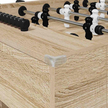 vidaXL Foosball Table Sonoma Oak 146.5 x 74 x 85 cm Engineered Wood