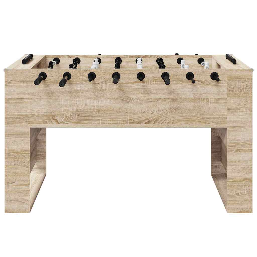 vidaXL Foosball Table Sonoma Oak 146.5 x 74 x 85 cm Engineered Wood