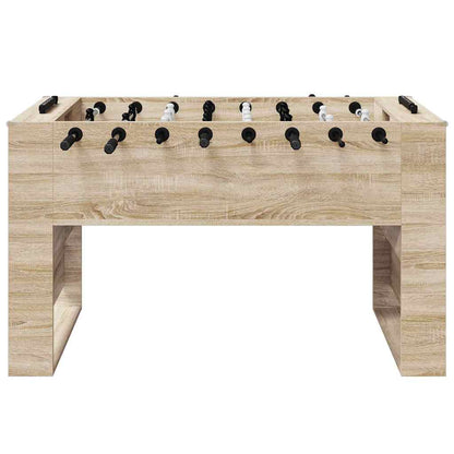 vidaXL Foosball Table Sonoma Oak 146.5 x 74 x 85 cm Engineered Wood