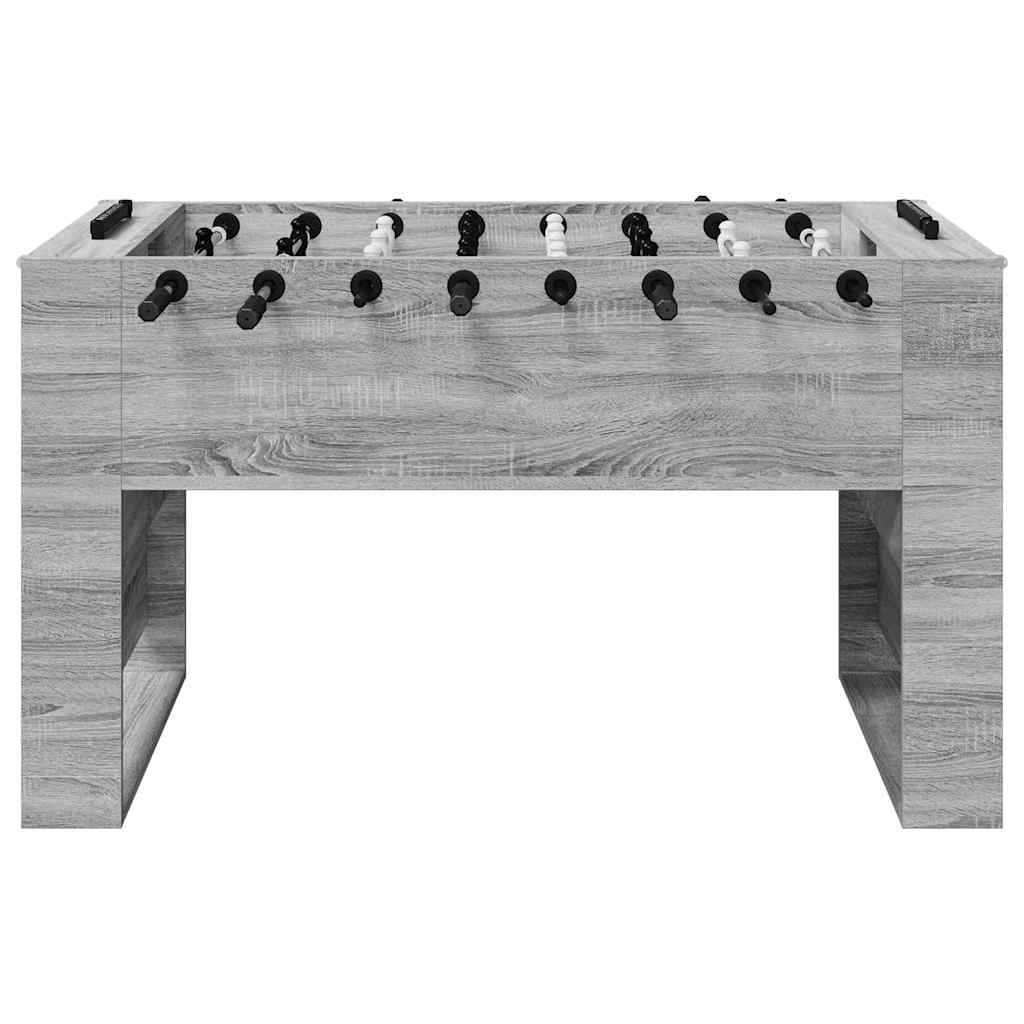 vidaXL Foosball Table Grey Sonoma 146.5 x 74 x 85 cm Engineered Wood