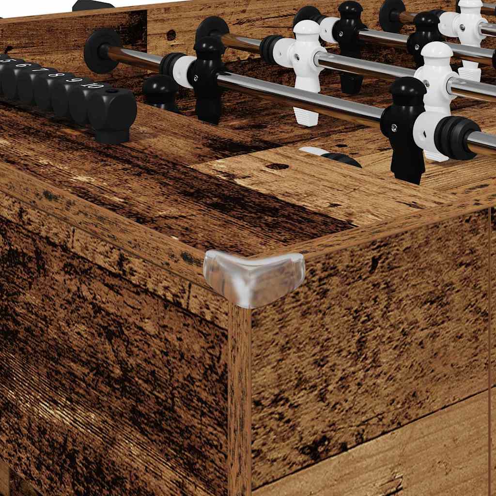 vidaXL Foosball Table Old Wood 146.5 x 74 x 85 cm Engineered Wood