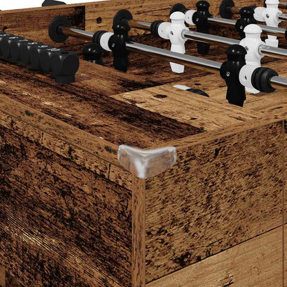vidaXL Foosball Table Old Wood 146.5 x 74 x 85 cm Engineered Wood