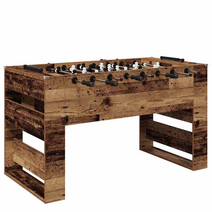 vidaXL Foosball Table Old Wood 146.5 x 74 x 85 cm Engineered Wood
