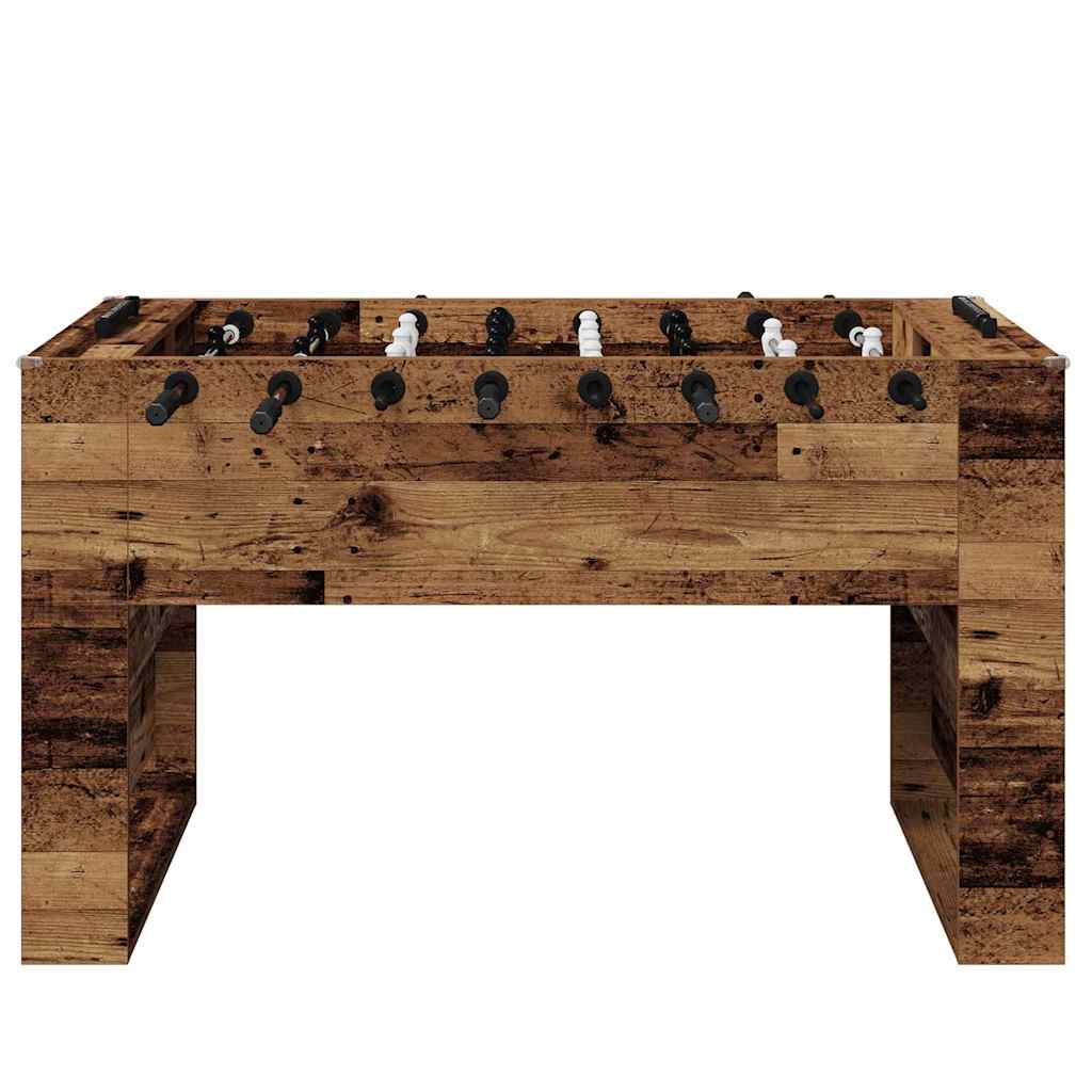 vidaXL Foosball Table Old Wood 146.5 x 74 x 85 cm Engineered Wood