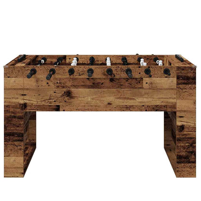 vidaXL Foosball Table Old Wood 146.5 x 74 x 85 cm Engineered Wood
