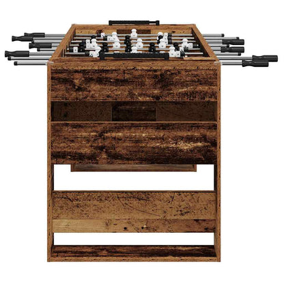 vidaXL Foosball Table Old Wood 146.5 x 74 x 85 cm Engineered Wood