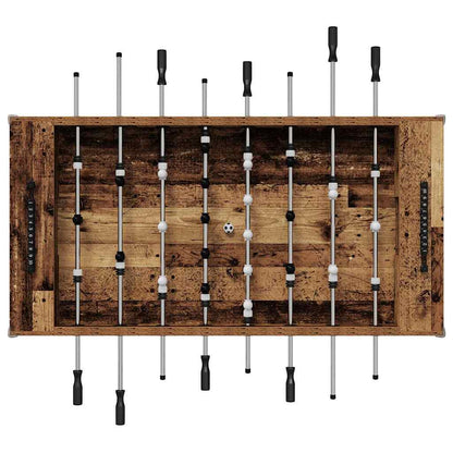 vidaXL Foosball Table Old Wood 146.5 x 74 x 85 cm Engineered Wood