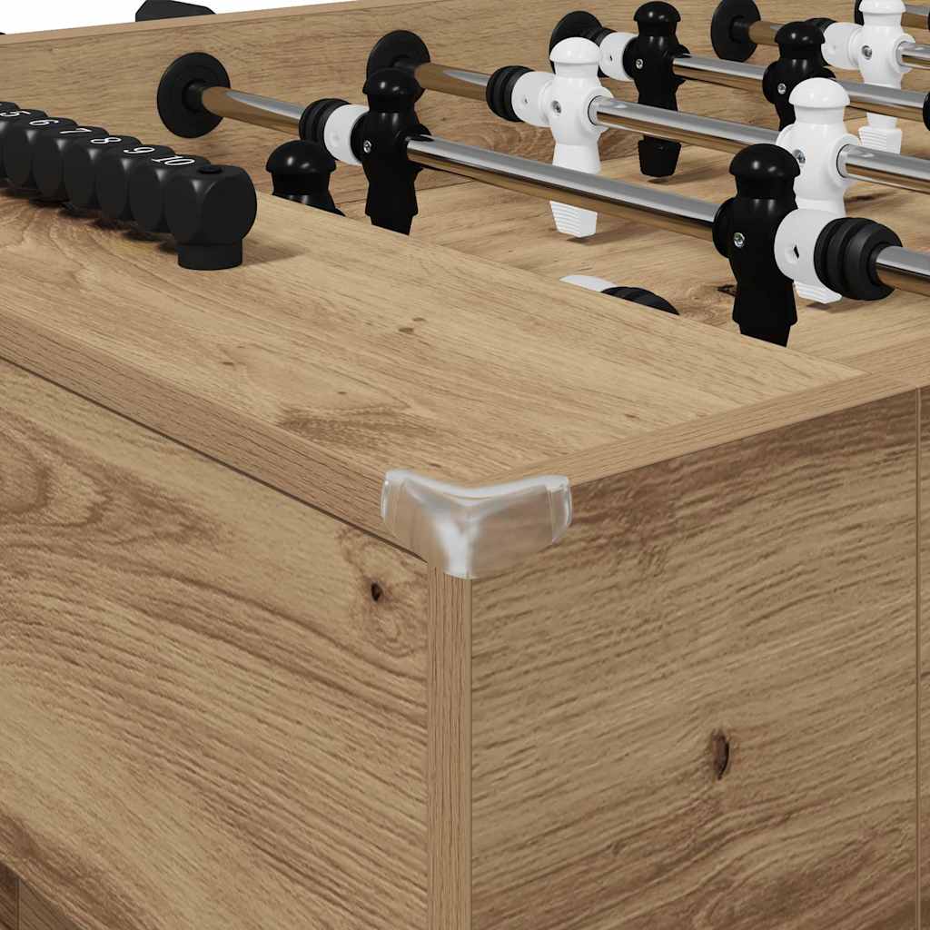 vidaXL Foosball Table Artisan Oak 146.5 x 74 x 85 cm Engineered Wood