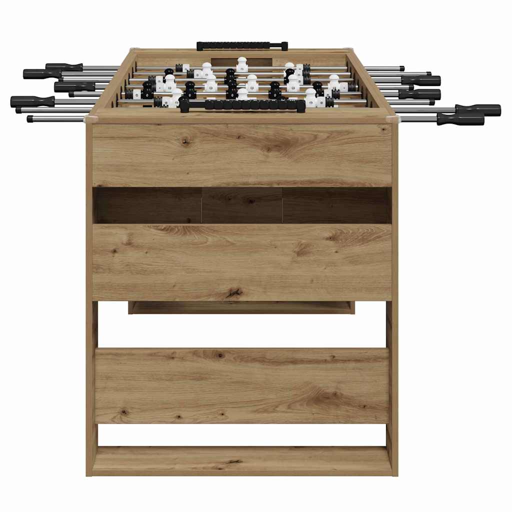 vidaXL Foosball Table Artisan Oak 146.5 x 74 x 85 cm Engineered Wood