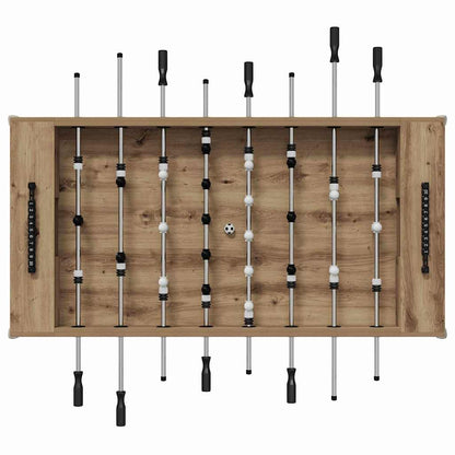 vidaXL Foosball Table Artisan Oak 146.5 x 74 x 85 cm Engineered Wood