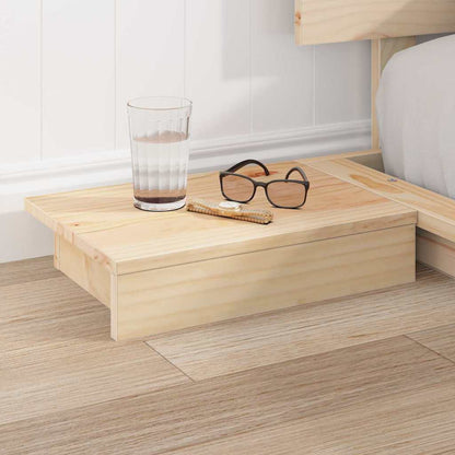 vidaXL Bed Frame Brown 200 x 200 cm Wood
