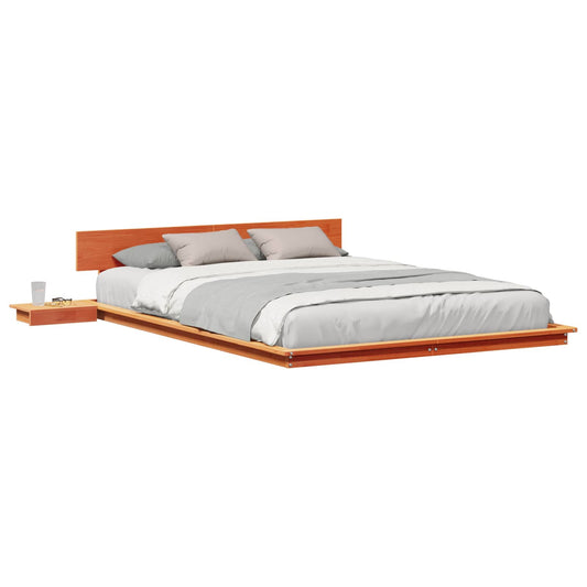 vidaXL Bed Frame Brown 160 x 200 cm Wood