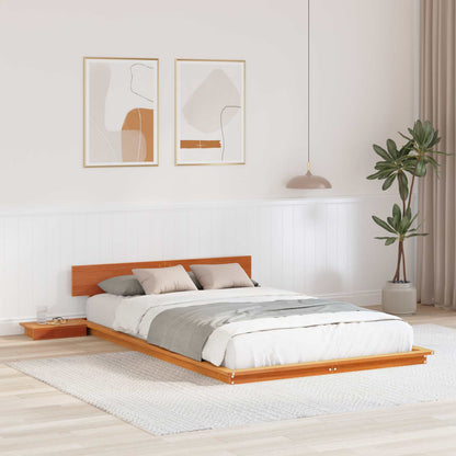 vidaXL Bed Frame Brown 120 x 200 cm Wood