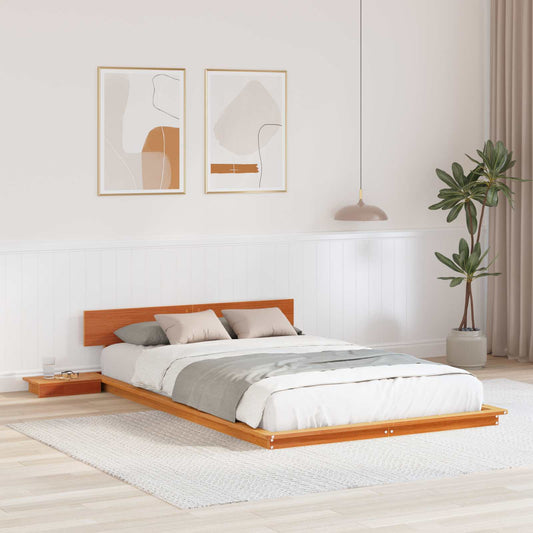 vidaXL Bed Frame Brown 120 x 200 cm Wood