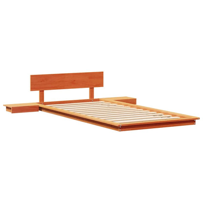 vidaXL Bed Frame Brown 90 x 200 cm Wood