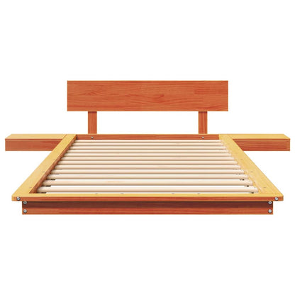 vidaXL Bed Frame Brown 80 x 200 cm Wood