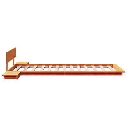 vidaXL Bed Frame Brown 90 x 190 cm Wood
