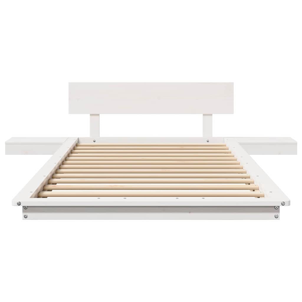 vidaXL Bed Frame Brown 75 x 190 cm Wood