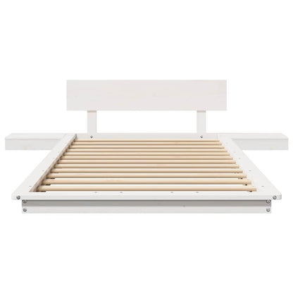 vidaXL Bed Frame Brown 75 x 190 cm Wood