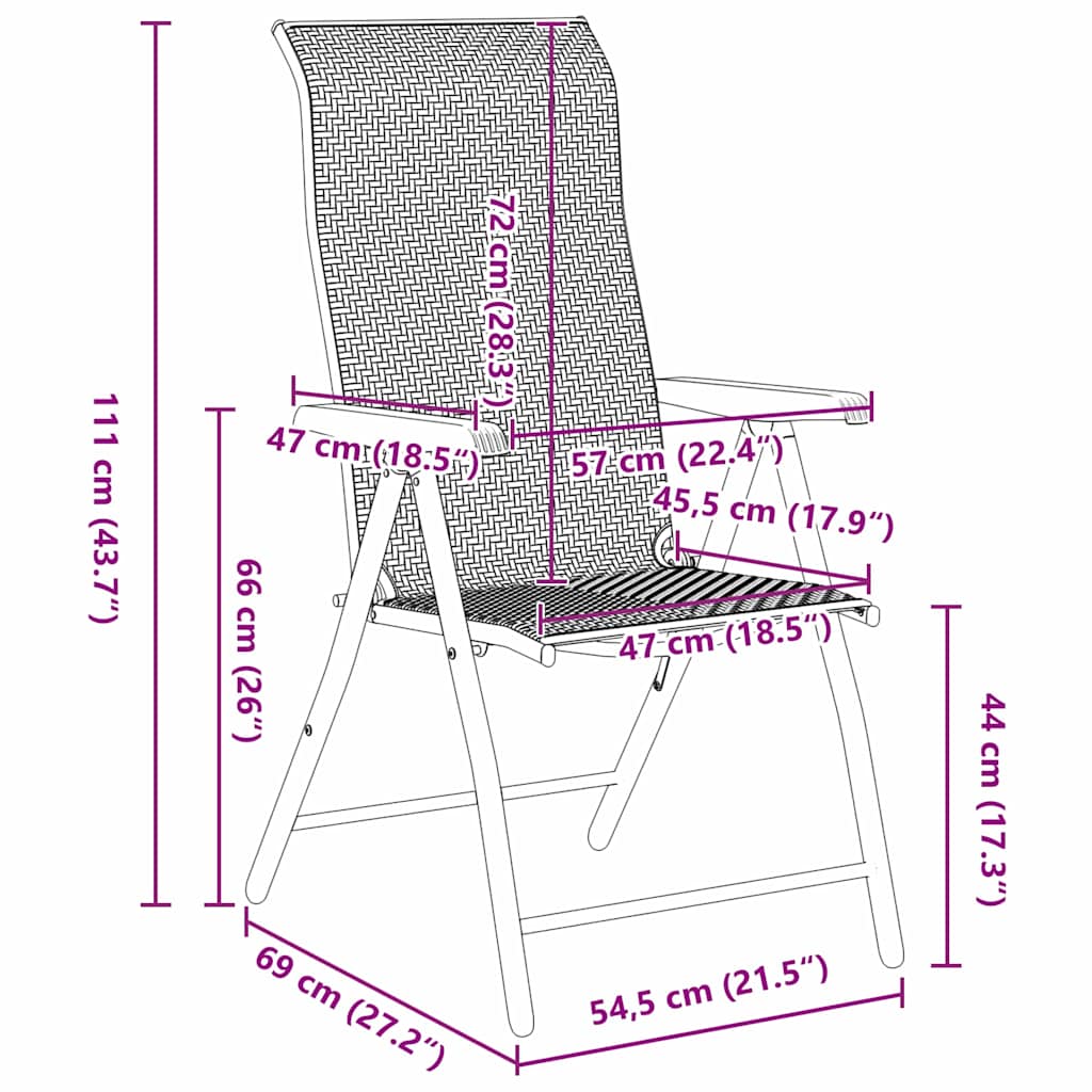 vidaXL Garden Dining Set 7 pcs Grey Powder-Coated Steel