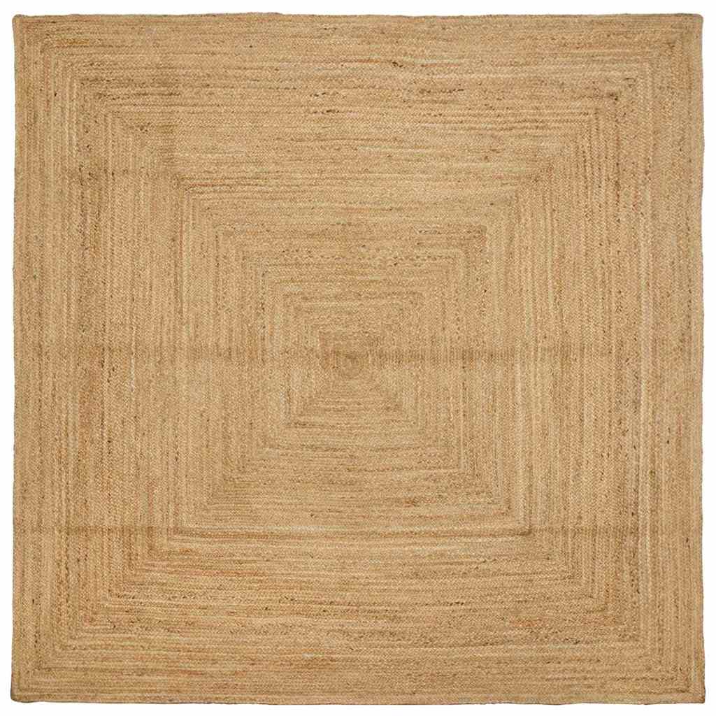 vidaXL Area Rug Beige 200 x 200 cm Jute