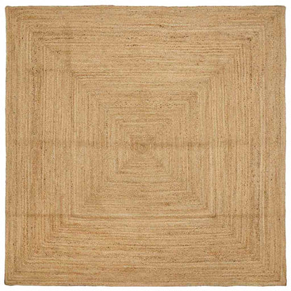 vidaXL Area Rug Beige 200 x 200 cm Jute