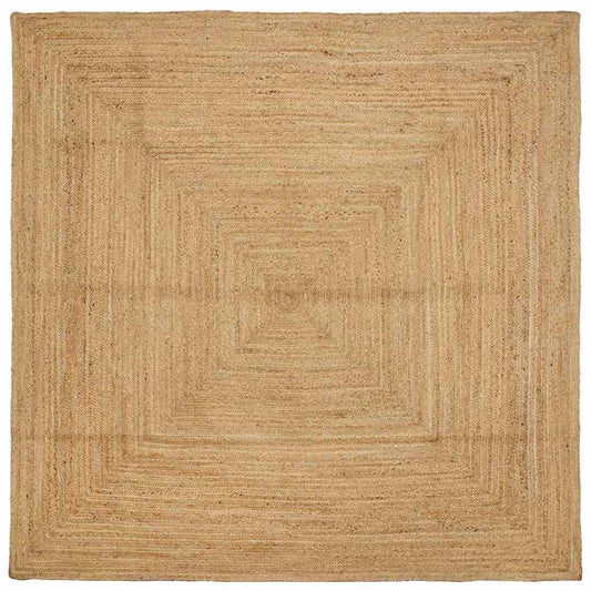 vidaXL Area Rug Beige 200 x 200 cm Jute