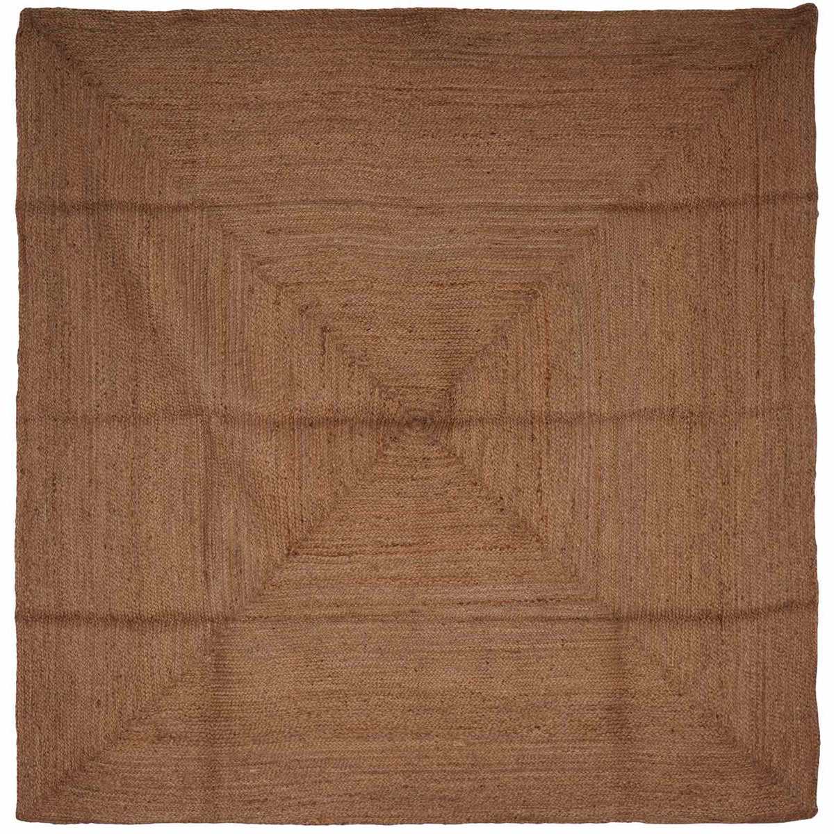 vidaXL Area Rug Grey 240 x 240 cm Jute