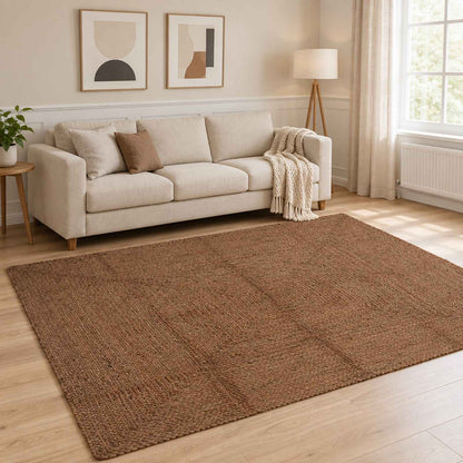 vidaXL Area Rug Grey 240 x 340 cm Jute