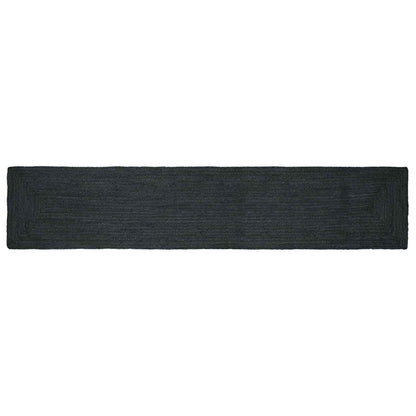 vidaXL Area Rugs Rectangular Dark Grey 60 x 400 cm Jute