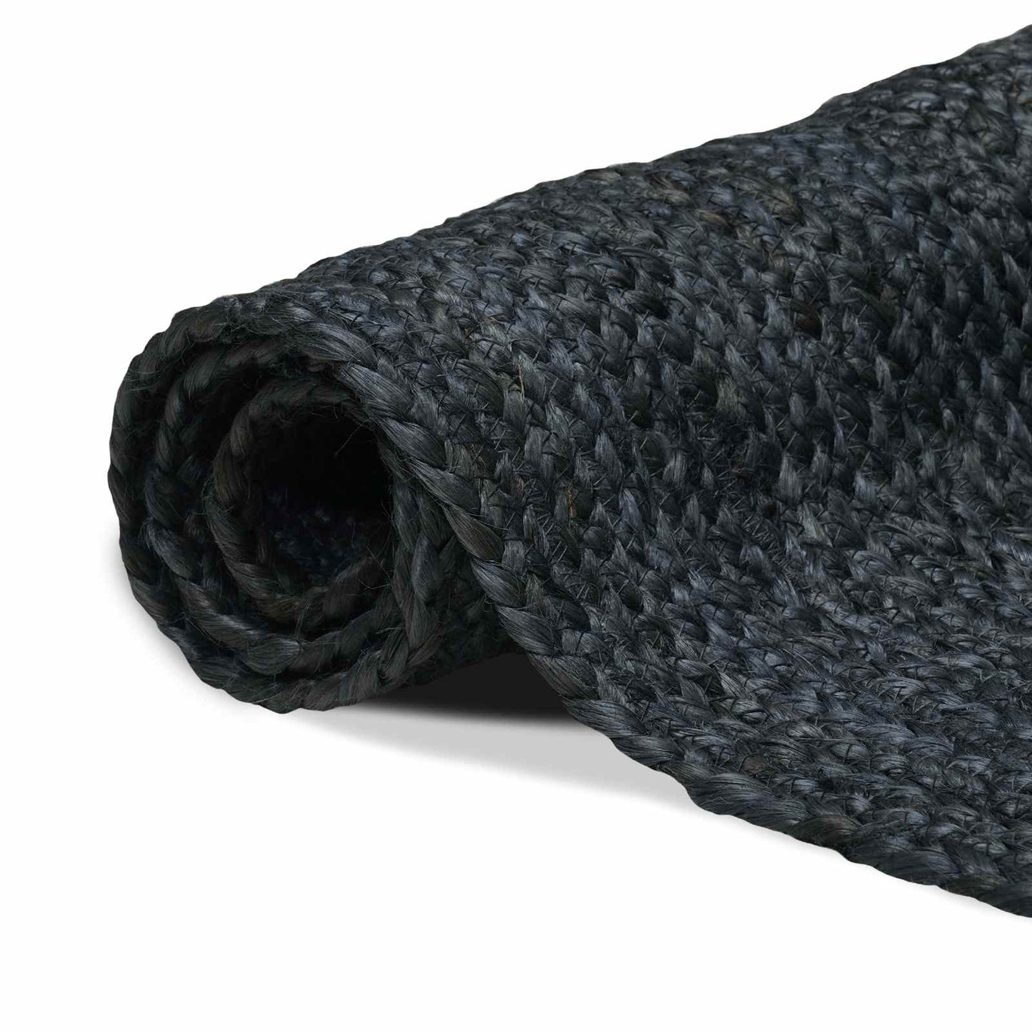 vidaXL Area Rugs Rectangular Dark Grey 80 x 150 cm Jute
