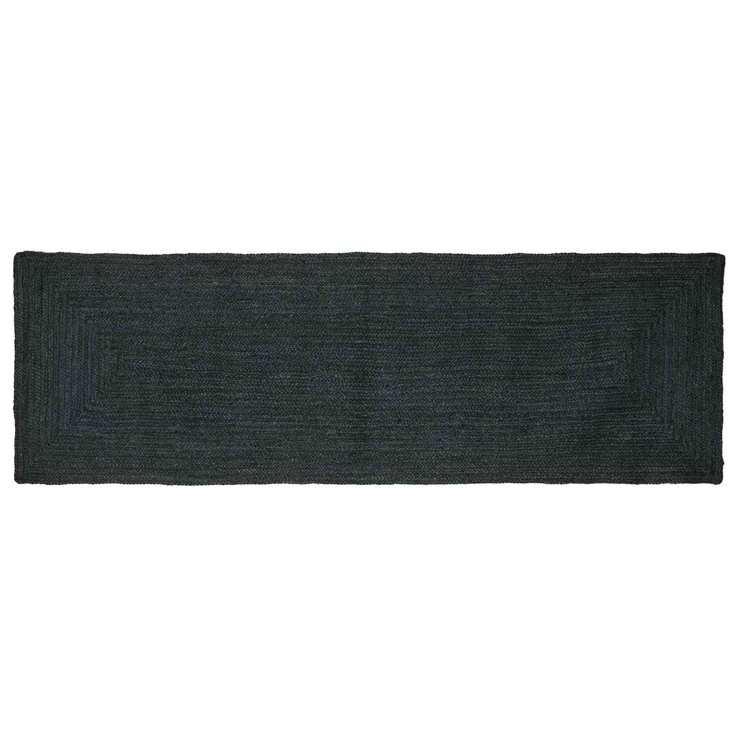 vidaXL Area Rugs Rectangular Dark Grey 80 x 300 cm Jute