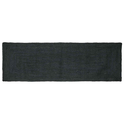 vidaXL Area Rugs Rectangular Dark Grey 80 x 300 cm Jute