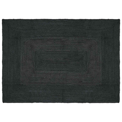 vidaXL Area Rugs Rectangular Dark Grey 120 x 170 cm Jute