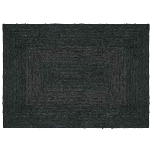vidaXL Area Rugs Rectangular Dark Grey 120 x 170 cm Jute