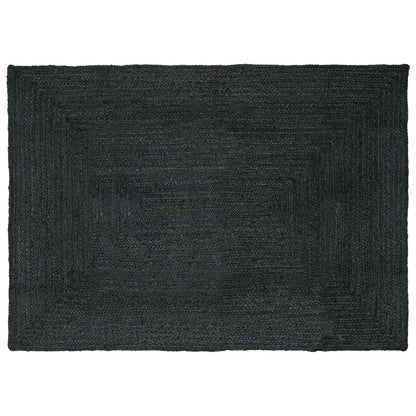 vidaXL Area Rugs Rectangular Dark Grey 160 x 230 cm Jute
