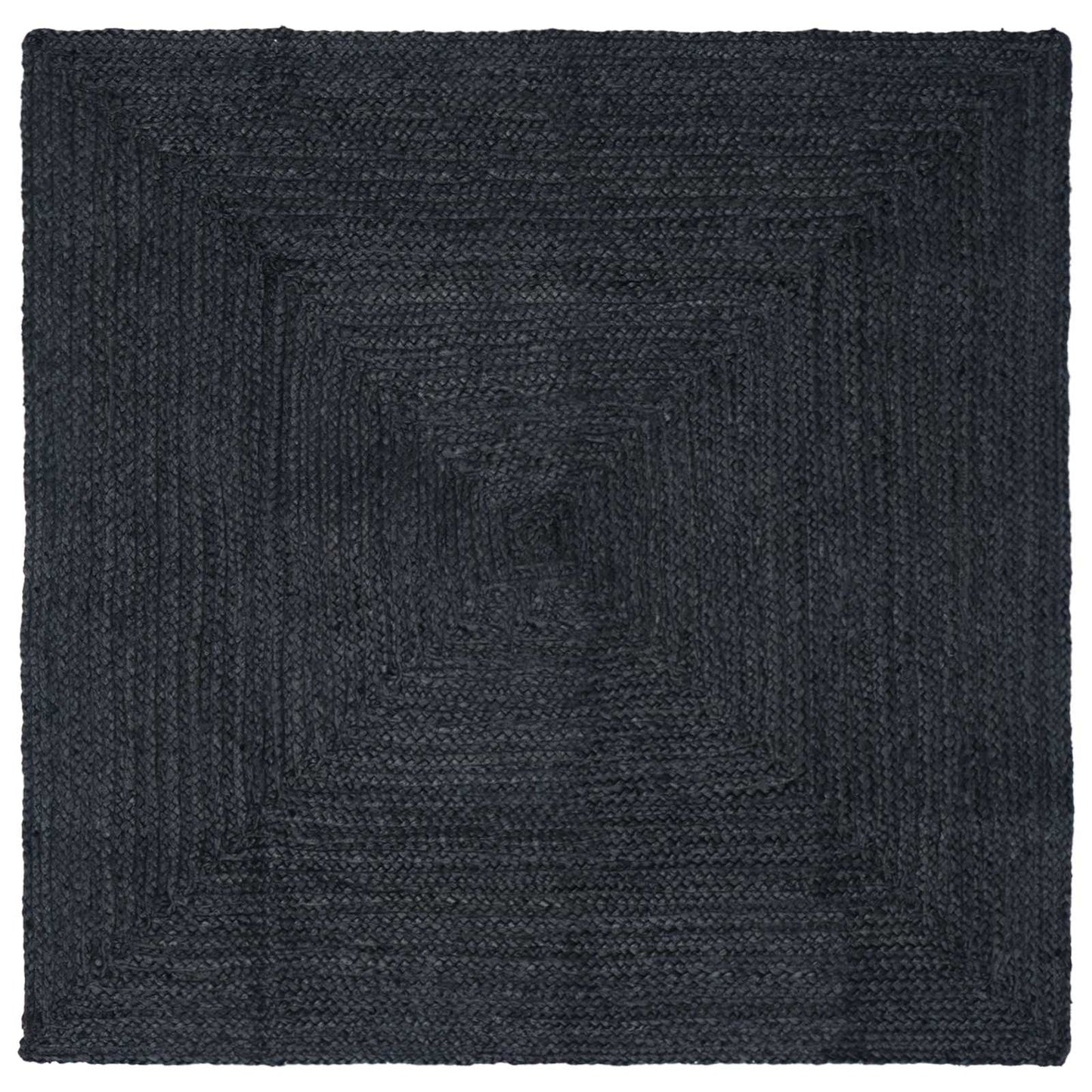 vidaXL Area Rugs Square Dark Grey 200 x 200 cm Jute