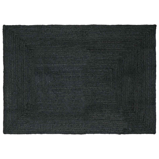 vidaXL Area Rugs Rectangular Dark Grey 240 x 340 cm Jute