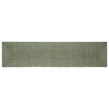 vidaXL Area Rugs Rectangular Olive Green 60 x 250 cm Jute